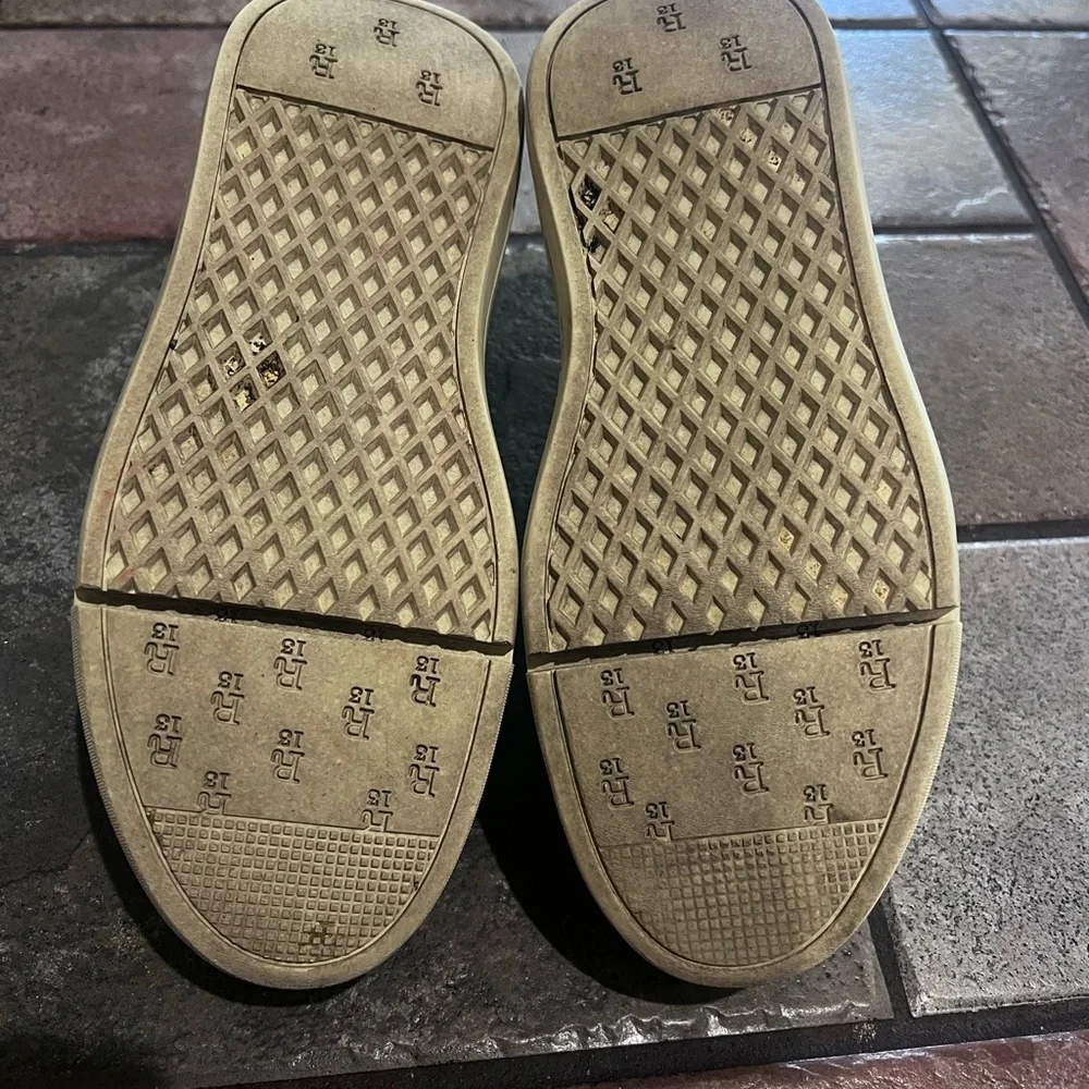 R13 Kurt Green Platform High Top Canvas Lace Up Sneakers size 7 - Picture 5 of 6